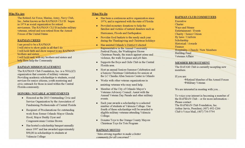 RAFMAN Brochure Side 2